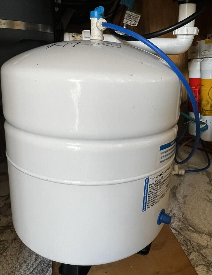 Water Filter Tank Installation